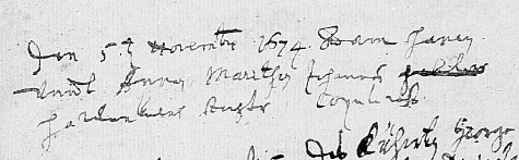 1674 Marriage Hahn-Haberkorn